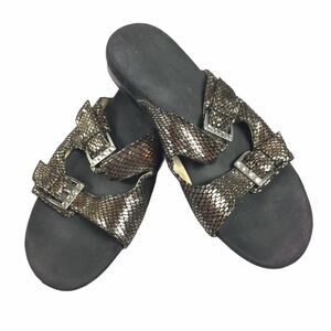 Vionic Czarina Slide Orthopedic Sandals Size 9 Womans Slip On Comfort Orthaheel